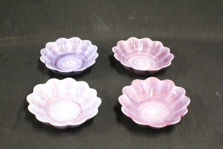 602938-1 Oyster bowl Mateus purple 4 pcs