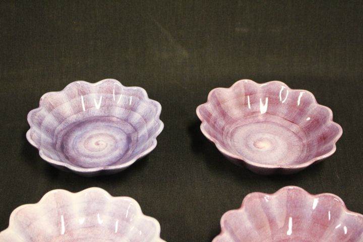 602938-3 Oyster bowl Mateus purple 4 pcs