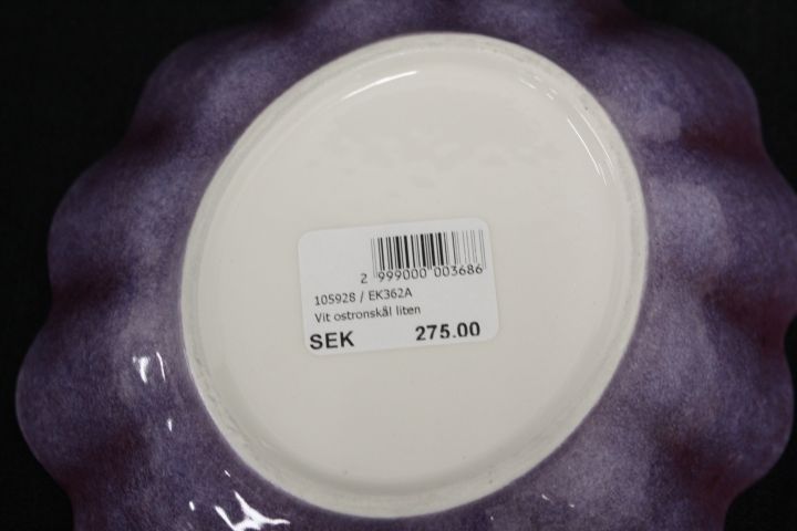 602938-5 Oyster bowl Mateus purple 4 pcs