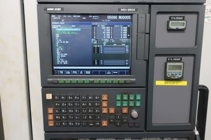 581123-6 CNC Lathe, MORI SEIKI NL 2500 SY / 700