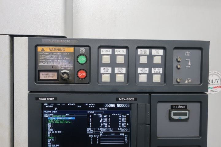 581123-7 CNC Lathe, MORI SEIKI NL 2500 SY / 700