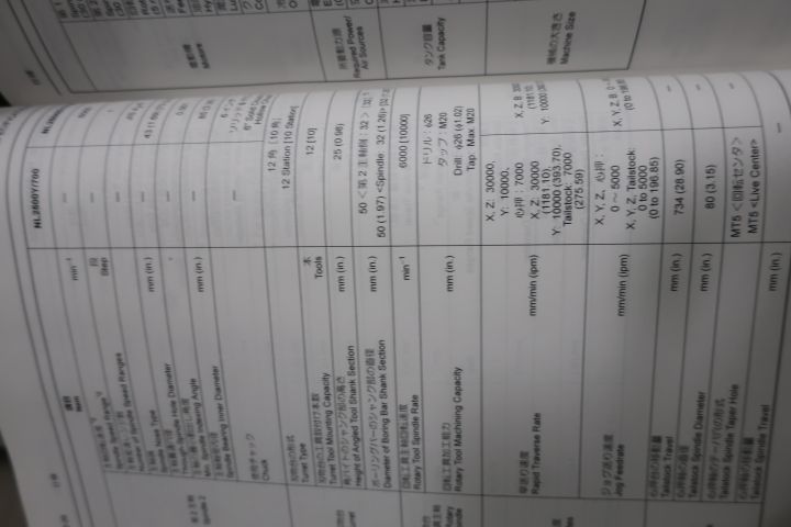 581123-26 CNC Lathe, MORI SEIKI NL 2500 SY / 700