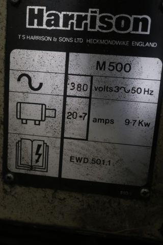 612475-15 Lathe machine Harrison M500