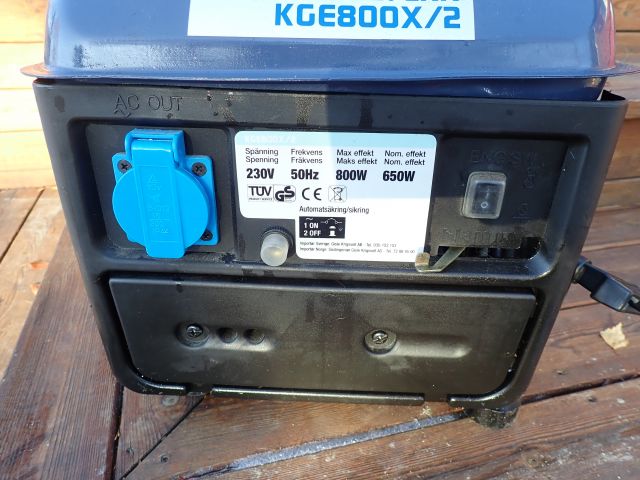 598821-6 Elverk KGE800X/2