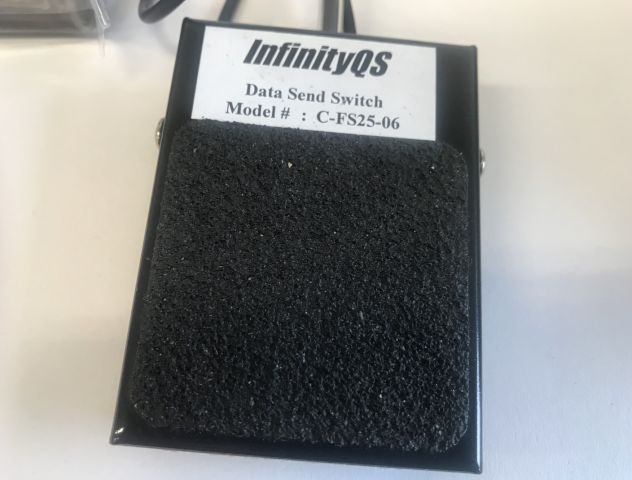 612892-2 InfinityQS Mux gauge multiplexer with a pedal