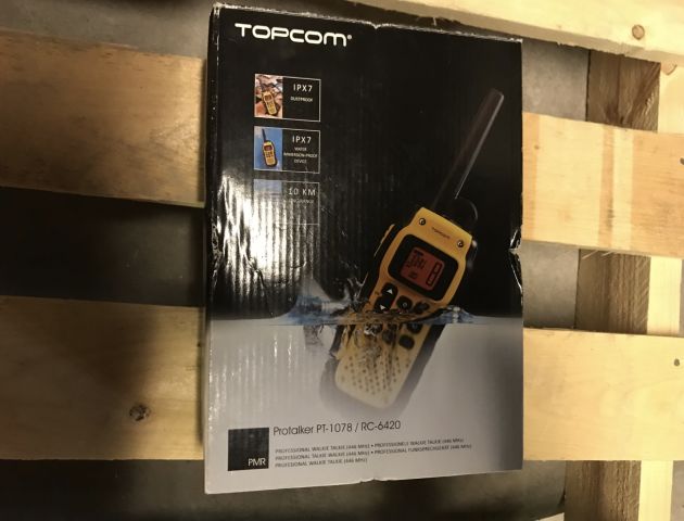 612899-4 Topcom Protalker PT-1078 two-way radio - Free shipping!