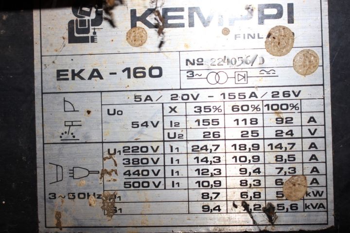 612544-4 Welding Kemppi EKA-160