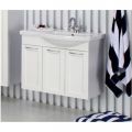613225-1 Noro washbasin + cupboard Fix 750 white matte