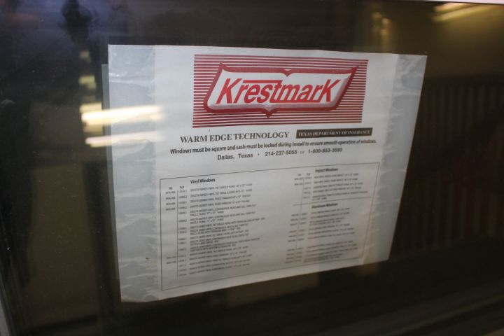 594986-2 Sliding glass window Krestmark 4 pcs