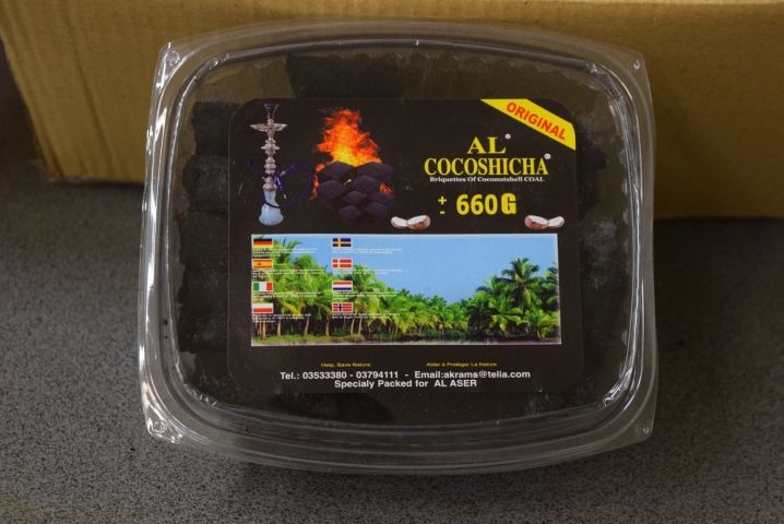 571816-1 Coal for hookahs 1200 pcs. x 660 g (792 kg)