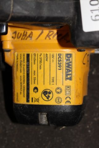 610625-2 Electric weight 2 pcs DeWalt, circular saw, screwdriver