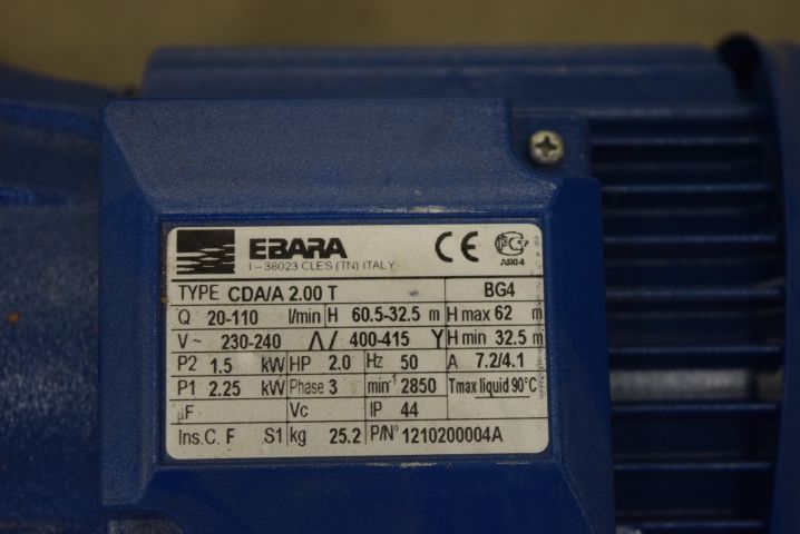 571890-4 Water pump Ebara CDA / A 2.00 T - new in carton