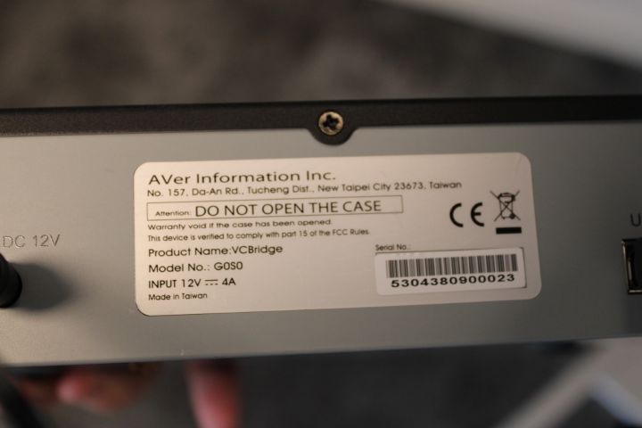 595020-5 Videokonferensutrustning: LG 60" på stativ, AVer VCBridge m.m.