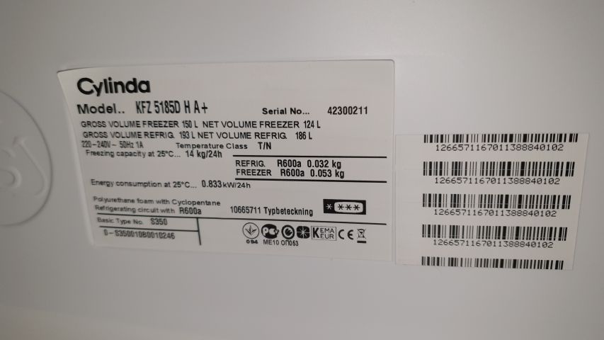 542325-5 Kyl/frys Cylinda