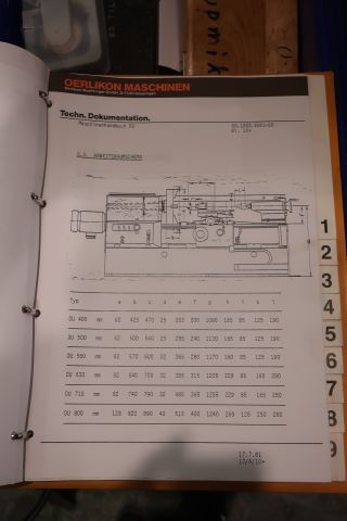 581190-17 Turn digital, Oerlikon Boehringer VDF DUE 400