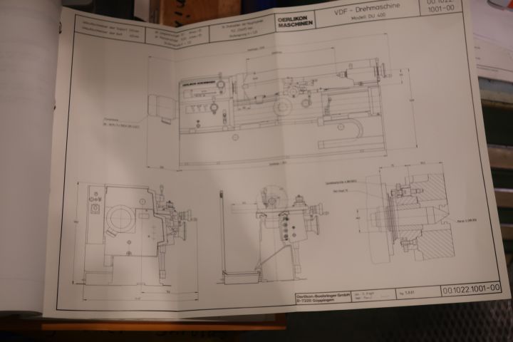 581190-18 Turn digital, Oerlikon Boehringer VDF DUE 400