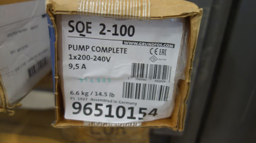 614219-2 Deep well pump Grundfos SQE 2-100