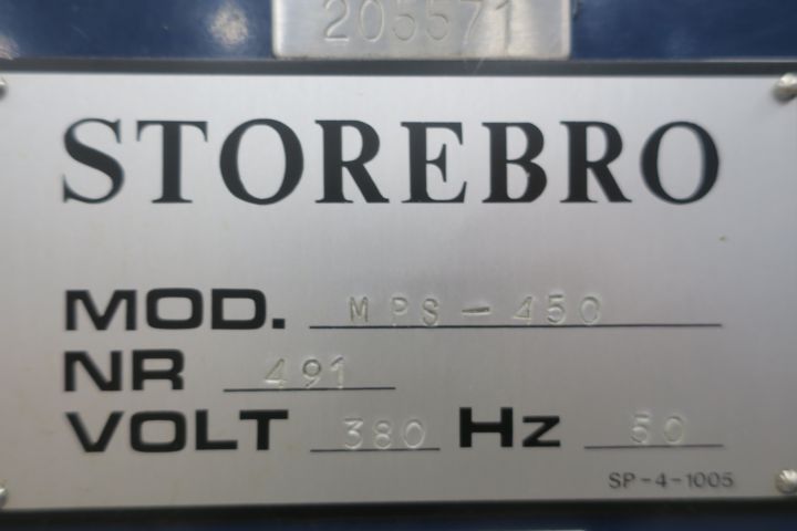 613072-4 Face grinder Storebro MPS 450