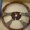 614770-2 Truck Steering Wheel VictorTour America 4 Gold Wood 457 18 ″