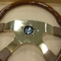 614770-4 Truck Steering Wheel VictorTour America 4 Gold Wood 457 18 ″