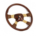 614770-1 Truck Steering Wheel VictorTour America 4 Gold Wood 457 18 ″