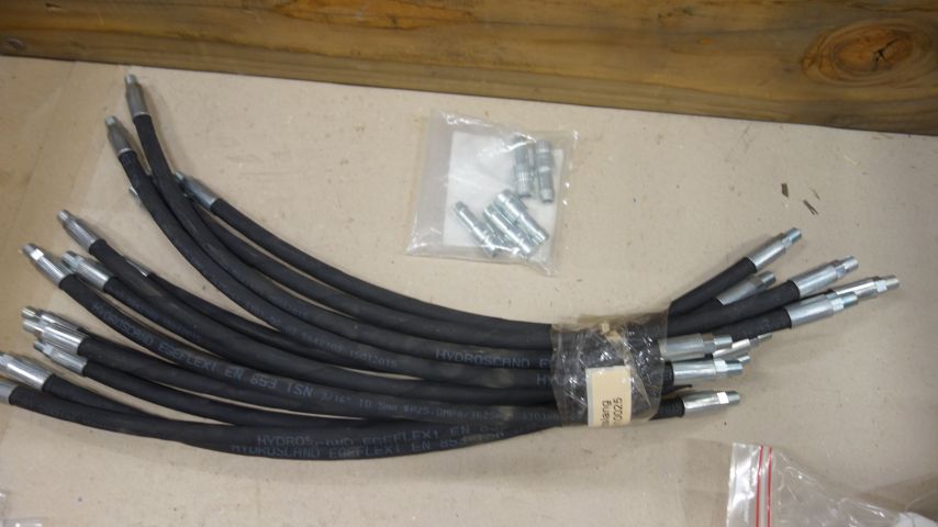614937-2 Grease hose, Diesel meter,