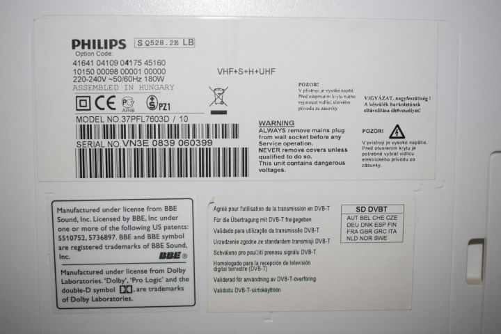 615334-7 Philips Ambilight LCD