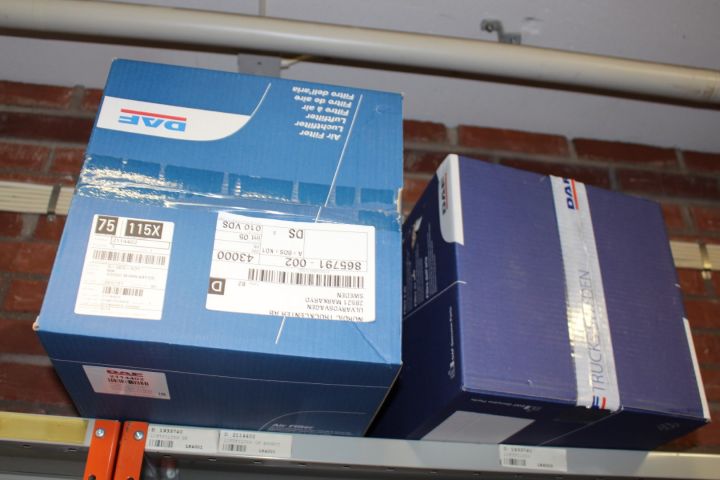 605601-18 Spare parts stock for DAF and MAN trucks