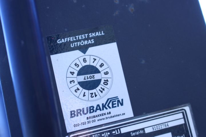 605530-8 Skjutstativstruck Jungheinrich 1200 kg/6,5 meter (utan batteri)