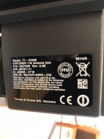 615481-4 Thrane & Thrane Explorer 710 BGAN satellite phone