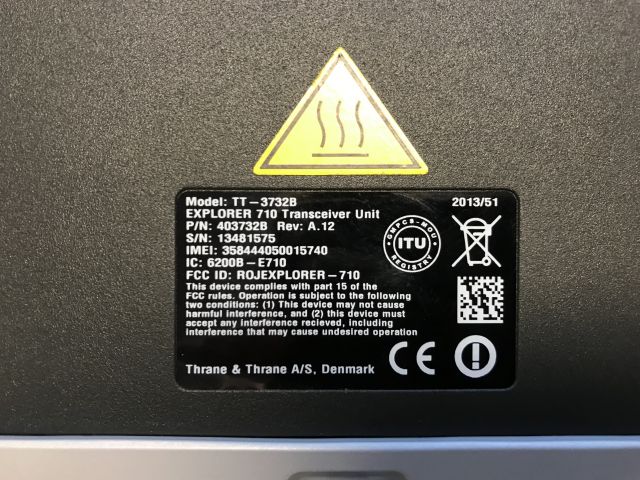 615481-6 Thrane & Thrane Explorer 710 BGAN satellite phone