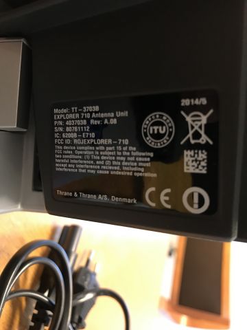 615483-5 Thrane & Thrane Explorer 710 BGAN satellite phone