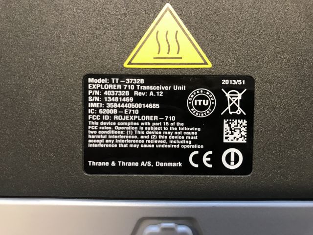 615483-7 Thrane & Thrane Explorer 710 BGAN satellite phone