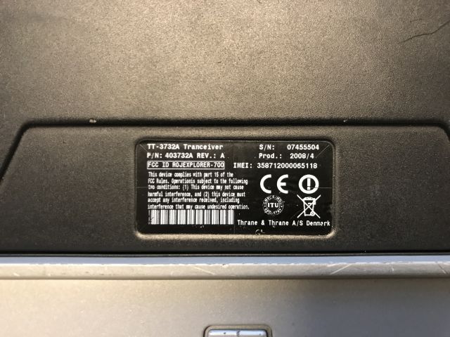 615484-10 Thrane & Thrane Explorer 700 BGAN satellite phone