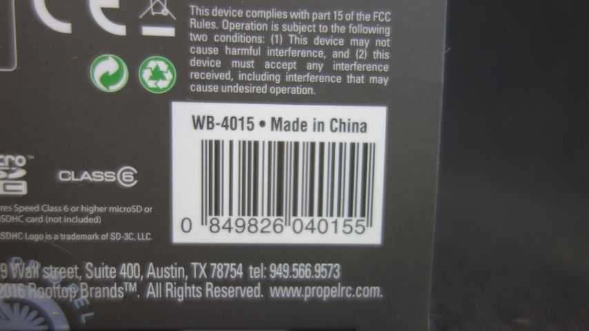 616690-4 Drone, Propel Batwing with HD camera WB-4015