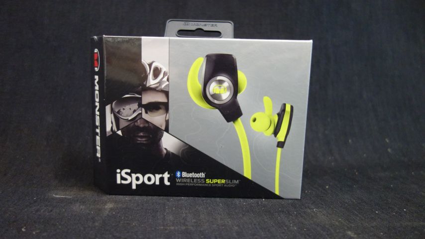 618872-1 4 headphones Monster iSport SuperSlim Wireless - Free shipping