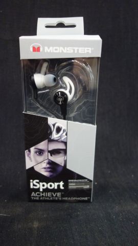 619626-1 4 pc Monster iSport Achieve In-Ear Headphones - Free shipping