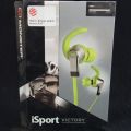 619659-1 Monster iSport Victory V2 In-Ear Headphones - Green - Free shipping