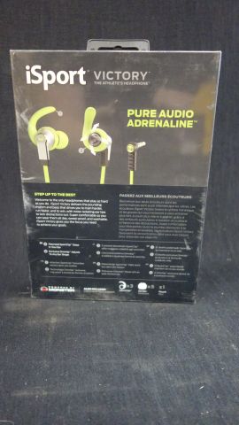 619659-2 Monster iSport Victory V2 In-Ear Headphones - Green - Free shipping