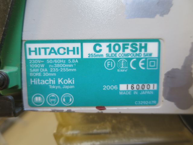 377651-2 Cut and cut saw Hitachi C10FSH