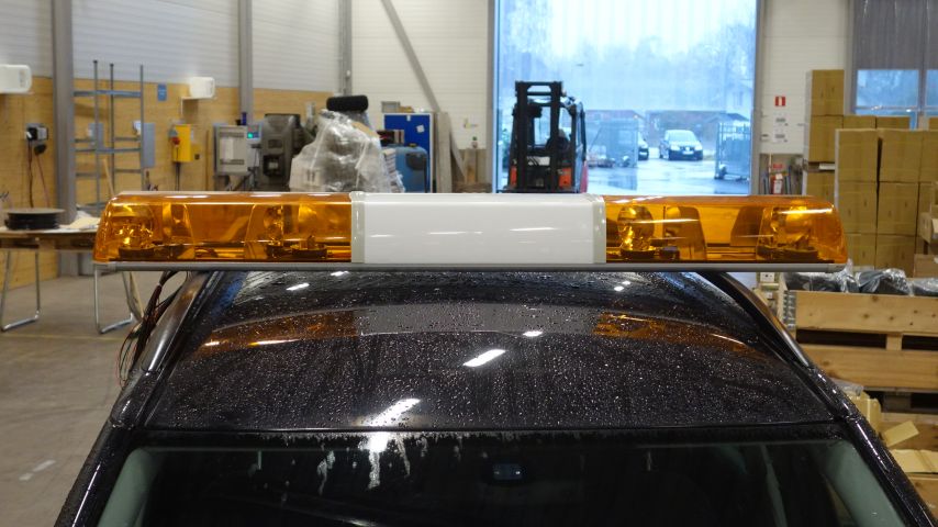 614722-1 Warning light ramp 1524mm 24V 4 rotor