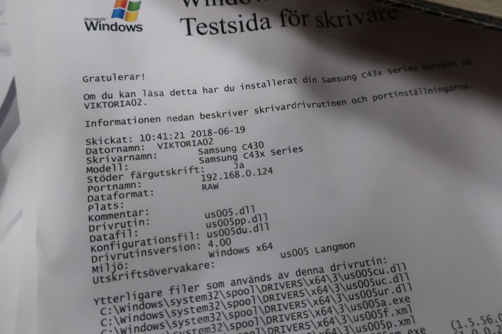 620581-3 Printer Samsung Xpress C430W