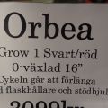 578005-2 New children's bike Orbea Grow 1 16 "
