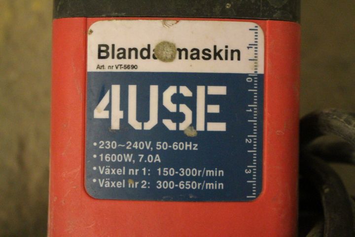 618960-7 Plaster mixer Flex and 4USE