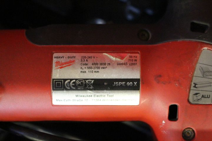 619015-4 Tiger saw Milwaukee JSPE 90 X