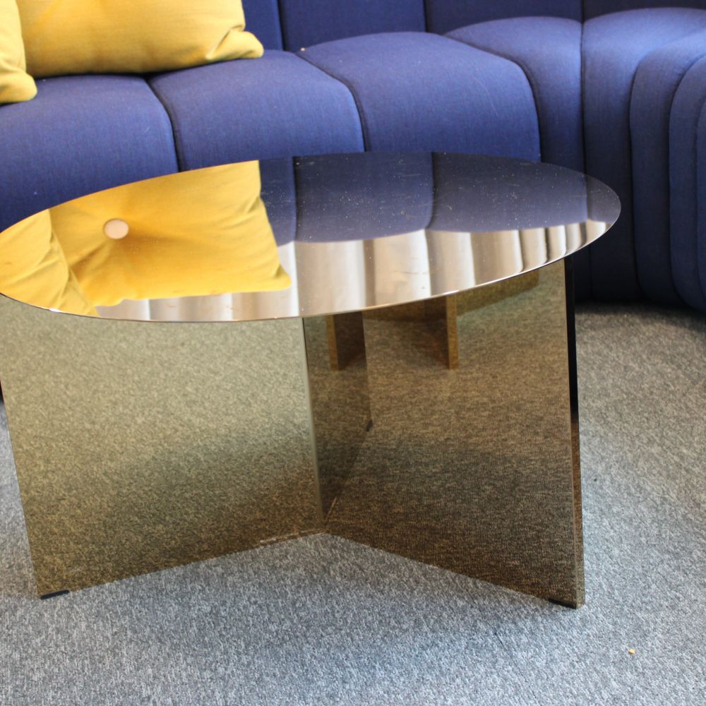 Coffee table from HAY, Slit Table, brass