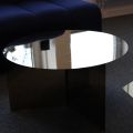 608821-2 Coffee table from HAY, Slit Table, brass
