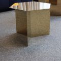 608822-4 Coffee table HAY Slit Table Hexagon brass
