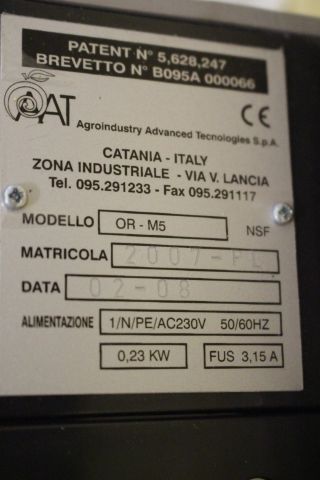 615929-6 Orange juice machine, Orangenius OR-M5 -2007