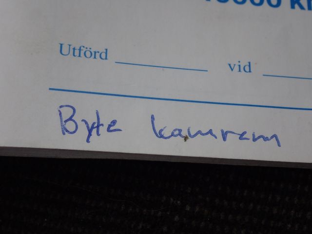 519769-91 Volvo R S60 -00. Reg No: SEA585. Visited until New Year.